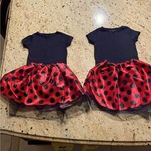 Lady Bug infant Costumes for Twins or Friends